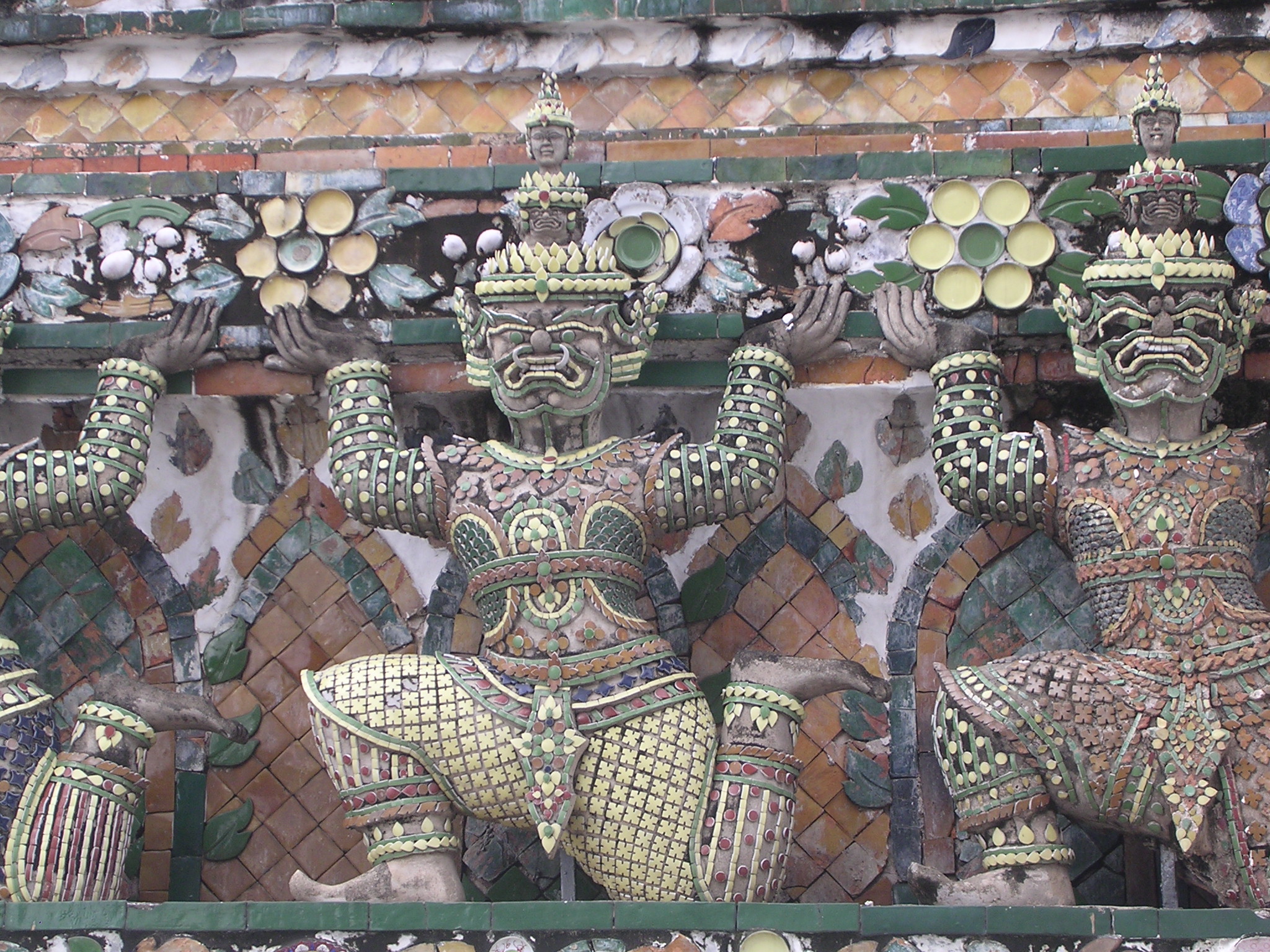 Bangkok Temple of the Dawn detail