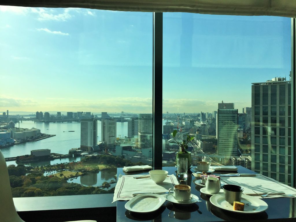 View at breakfast, Tokyo Conrad.