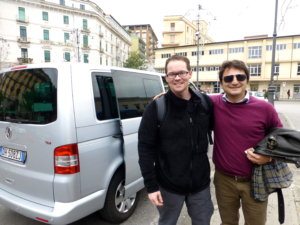 Nunzio Cesarano is our go-to driver in the Amalfi/Naples area.