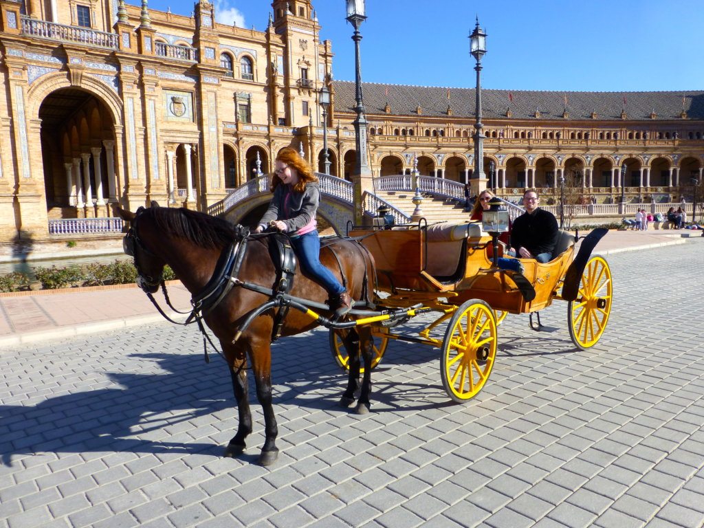 horse-drawn carriage Placa de Espana