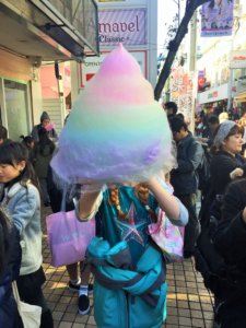 Cotton Candy from Totti Candy Factory, Harajuku, Tokyo, Japan