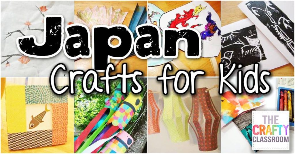 Take a trip without traveling--Japan crafts for kids